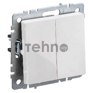 Выключ. 2-кл. IEK BRITE 10А ВС10-2-0-БрБ бел.