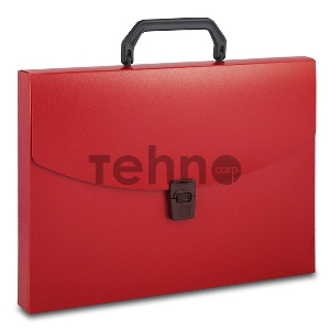 Портфель Бюрократ -BPP01RED 1 отдел. A4 пластик 0.7мм красный Портфель Бюрократ -BPP01RED 1 отдел. A4 пластик 0.7мм красный