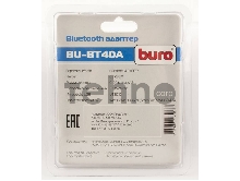 Адаптер USB Buro BU-BT40A Bluetooth 4.0+EDR class 1.5 20м черный