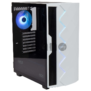 Корпус Hiper DCW белый без БП ATX 1x120mm 1x140mm 1xUSB2.0 1xUSB3.0 audio bott PSU