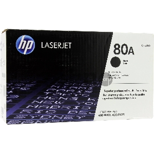 Тонер-картридж HP 80A (CF280A) черный для LaserJet Pro 400 M401/M425 2700 стр.