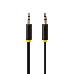 Greenconnect Кабель аудио 0.5m jack 3,5mm/jack 3,5mm черный, желтая окантовка, ультрагибкий, 28 AWG, M/M, Premium , экран, стерео(GCR-AVC1114-0.5m), фото 2