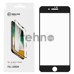 Защитное стекло для экрана Redline mObility черный для Apple iPhone 7 Plus 3D 1шт. (УТ000017614)