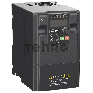 Преобразователь частоты A150 380В 3ф 3.7кВт 10А встроенный торм. модуль ONI A150-33-37NT