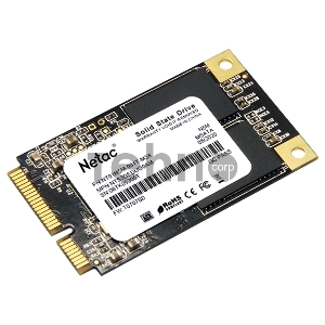 Накопитель SSD mSATA Netac 1.0Tb N5M Series <NT01N5M-001T-M3X> Retail (SATA3, up to 560/520MBs, 3D TLC)