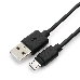Кабель USB 2.0 Pro Гарнизон GCC-mUSB2-AMBM-1.8M, AM/microBM 5P, 1.8м, черный, пакет, фото 2