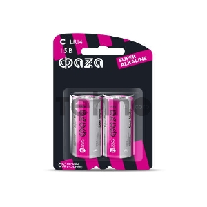 Элемент питания алкалиновый LR14 Super Alkaline BL-2 (уп.2шт) ФАZА 2858504 Элемент питания алкалиновый LR14 Super Alkaline BL-2 (уп.2шт) ФАZА 2858504