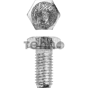 Болт ГОСТ 7798-70, M12 x 20 мм, 5 кг, кл. пр. 5.8, оцинкованный, ЗУБР