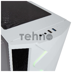 Корпус Hiper DCW белый без БП ATX 1x120mm 1x140mm 1xUSB2.0 1xUSB3.0 audio bott PSU