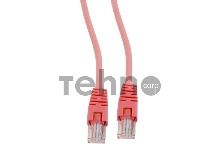 Патч-корд UTP Cablexpert кат.5e, 5м, литой, многожильный (красный)