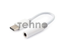 Переходник Cablexpert Переходник USB, USB Type-C/Jack3.5F, пакет (CCA-UC3.5F-01-W)