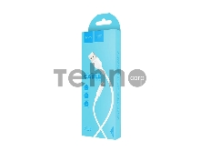 Кабель USB 2.0 hoco X25, AM/Lightning M, белый, 1м