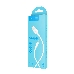 Кабель USB 2.0 hoco X25, AM/Lightning M, белый, 1м, фото 1
