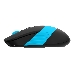 Мышь A4Tech Fstyler FG10S черный/синий оптическая (2000dpi) silent беспроводная USB (4but), фото 8