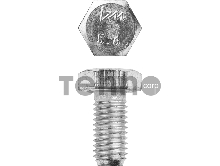 Болт ГОСТ 7798-70, M12 x 25 мм, 5 кг, кл. пр. 5.8, оцинкованный, ЗУБР