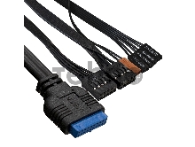 Корпус Minitower ExeGate BAA-109U2-AAA450 (mATX, AAA450 8см, 2*USB+2*USB3.0, аудио, черный)
