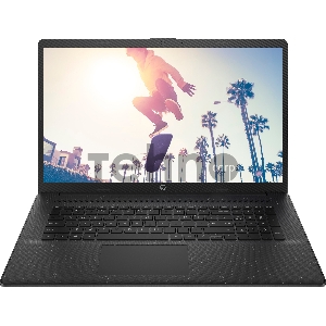 Ноутбук HP 17-cp0004ny Ryzen 7 5700U 8Gb(2x4) SSD512Gb AMD Radeon 17.3 IPS FHD (1920x1080) Windows 11 Home English black WiFi BT Cam