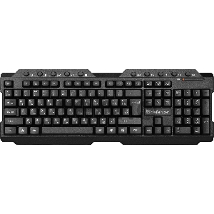 Беспроводная клавиатура Defender Element HB-195 RU,черный,мультимедиа