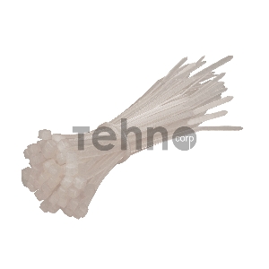 Аксессуар Exegate EX253850RUS Стяжка нейлоновая, неоткрывающаяся. Exegate <CV-200W>, 200мм, упак. 100шт White