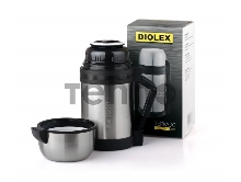Термос Diolex DXU-1000-1 универсальный 1000 мл, ремешок в комплекте, из нержавеющей стали