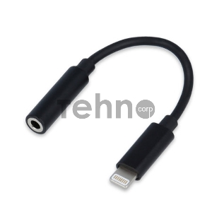 Переходник USB Cablexpert CCA-LM3.5F-01, Lightning/Jack3.5F, черный