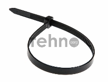 Хомут-стяжка кабельная нейлоновая REXANT 450 x7,6 мм, черная, упаковка 100 шт.