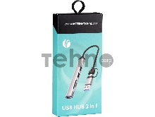 USB концентратор TypeC+adapter-->USB3.0+2USB2,0+SD+TF, VCOM