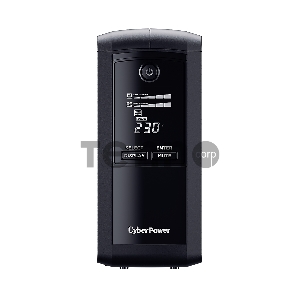 Источник бесперебойного питания UPS CyberPower VP700EILCD Line-Interactive 700VA/390W USB/RS-232/RJ11/45  (6 IEC С13)