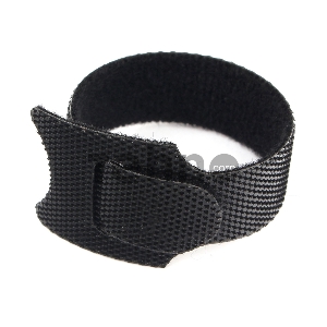 Хомуты-липучки на основе ленты Velcro® VT-125x11BK  125 x 11 мм, черные (12 шт.)