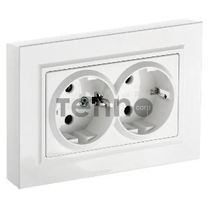 Роз. 2-я с з/к без з/ш IEK BRITE 16А в сб. РС12-3-БрБ бел.