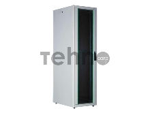 Шкаф коммутационный Lande Dynamic Basic (LN-DB42U6080-LG-BAAA) напольный 42U 600x800мм пер.дв.стекл задн.дв.стал.лист направл.под закл.гайки 600кг серый 82кг IP20 сталь