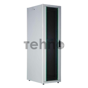 Шкаф коммутационный Lande Dynamic Basic (LN-DB42U6080-LG-BAAA) напольный 42U 600x800мм пер.дв.стекл задн.дв.стал.лист направл.под закл.гайки 600кг серый 82кг IP20 сталь
