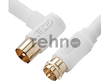 Кабель GCR 5.0m антенный (коаксиальный) Male F81 резьба / TV M угловой, GCR-52342 Кабель GCR 5.0m антенный (коаксиальный) Male F81 резьба / TV M угловой, GCR-52342