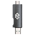 Устройство чтения карт памяти USB 2.0/Type C Digma CR-СU2520-G серый, фото 1
