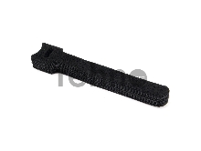 Хомуты-липучки на основе ленты Velcro® VT-125x11BK  125 x 11 мм, черные (12 шт.)