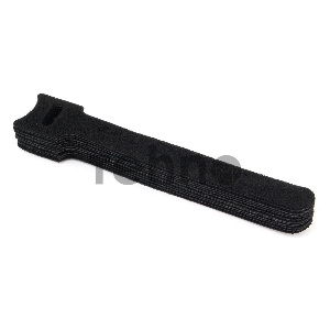 Хомуты-липучки на основе ленты Velcro® VT-125x11BK  125 x 11 мм, черные (12 шт.)