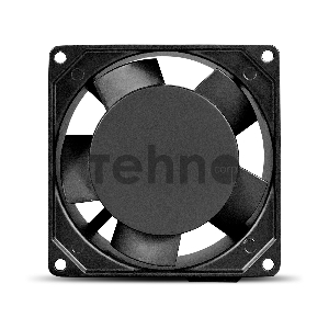 Вентилятор 220В AC ExeGate EX09238BAL (92x92x38 мм, 2-Ball (двойной шарикоподшипник), алюминиевый корпус, подводящий провод 30 см, 2800RPM, 40dBA, RTL)