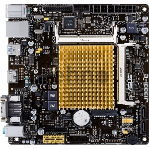Материнская плата Asus J1900I-C 2xDDR3L mini-ITX AC`97 8ch(7.1) GbLAN+VGA+HDMI