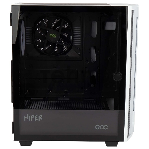 Корпус Hiper DCW белый без БП ATX 1x120mm 1x140mm 1xUSB2.0 1xUSB3.0 audio bott PSU