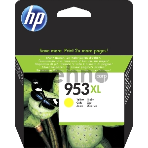 Картридж струйный HP 953XL F6U18AE желтый для HP OJP 8710/8715/8720/8730/8210/8725 (1600стр.)