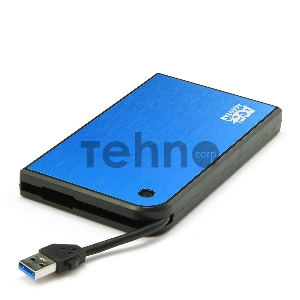 Внешний корпус для HDD/SSD AgeStar 3UB2A14 SATA II пластик/алюминий синий 2.5