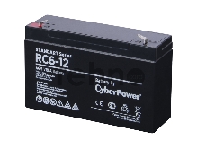 Аккумуляторная батарея SS CyberPower RC 6-12 / 6 В 12 Ач Battery CyberPower Standart series RC 6-12 / 6V 12 Ah