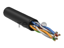 Кабель информационный ITK LC3-C5E04-139-100 кат.5е U/UTP не экранированный 4X2X24AWG LDPE внешний 100м черный