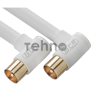 Кабель GCR 5.0m антенный (коаксиальный) TV M угловой / TV M угловой, GCR-52335