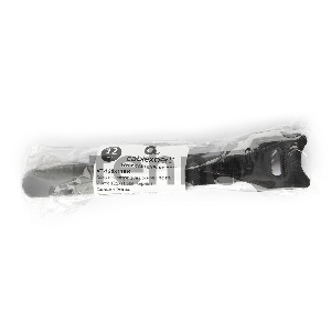 Хомуты-липучки на основе ленты Velcro® VT-125x11BK  125 x 11 мм, черные (12 шт.)