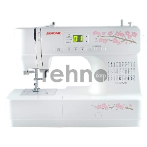 Швейная машина Janome 1030 MX белый/цветы