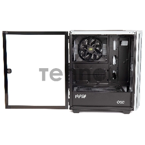 Корпус Hiper DCW белый без БП ATX 1x120mm 1x140mm 1xUSB2.0 1xUSB3.0 audio bott PSU