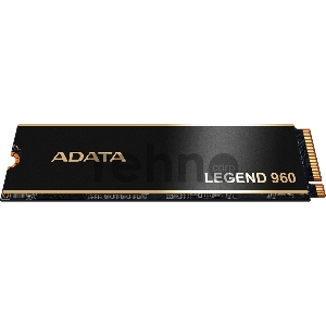 Твердотельный накопитель SSD M.2 2280 2TB ADATA LEGEND 960 [ALEG-960-2TCS] PCIe Gen4x4 with NVMe, 7400/6800, IOPS 750/630K, MTBF 2M, 3D NAND, 1560TBW, 0,43DWPD, Heat Sink, SMI SM2264, Work with PS5, RTL