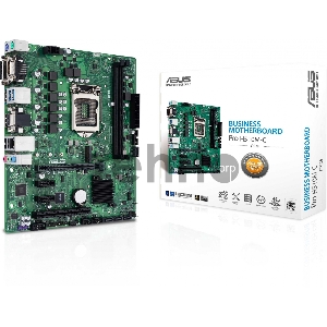 Материнская плата ASUS PRO H510M-C/CSMM, LGA1200, B510, 2*DDR4, D-Sub, DP, DVI, HDMI, SATA3 + RAID, Audio, Gb LAN, USB 3.2*6, USB 2.0*6, mATX; 90MB17K0-M0EAYC