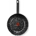 Сковорода ВОК (WOK) Tefal Granit 04192628 круглая 28см ручка несъемная (без крышки) черный (9100036469), фото 3